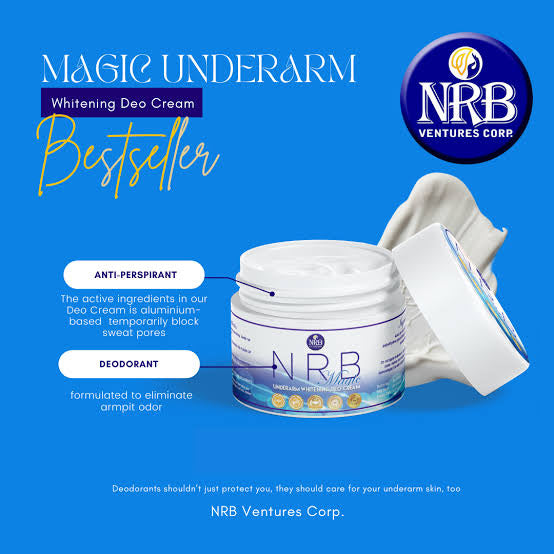 NRB Magic Underarm Whitening Deo Cream - 40g