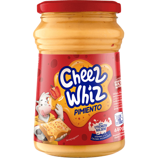 Cheez Whiz PIMIENTO 440g