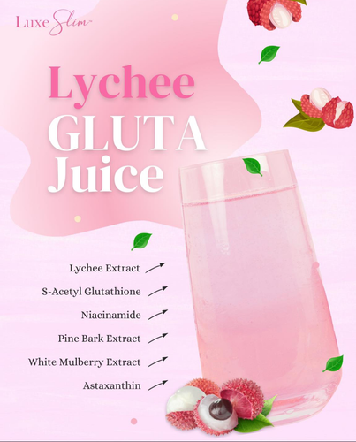 Luxe Slim Lychee Gluta Juice - 8 sachets
