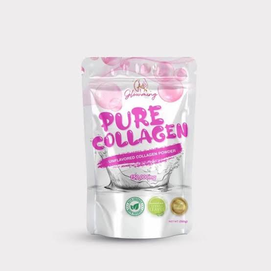 Glowming Pure
Collagen (Unflavored
Powder 150,000mg) by Cris Cosmetics (CC Glam) - 150g