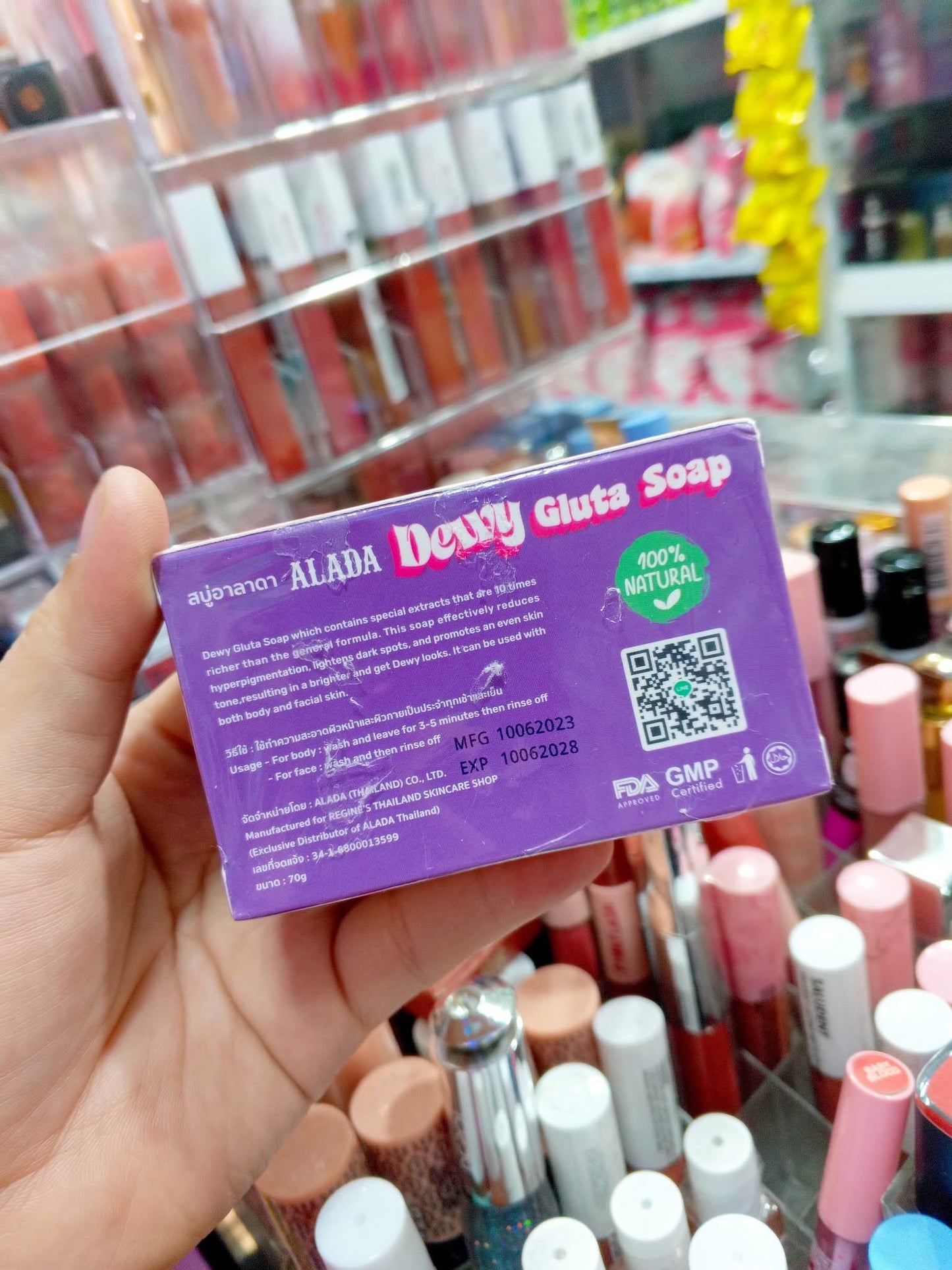 Alada Dewy Gluta Niacinamide and Collagen Intensive Whitening Soap 70g