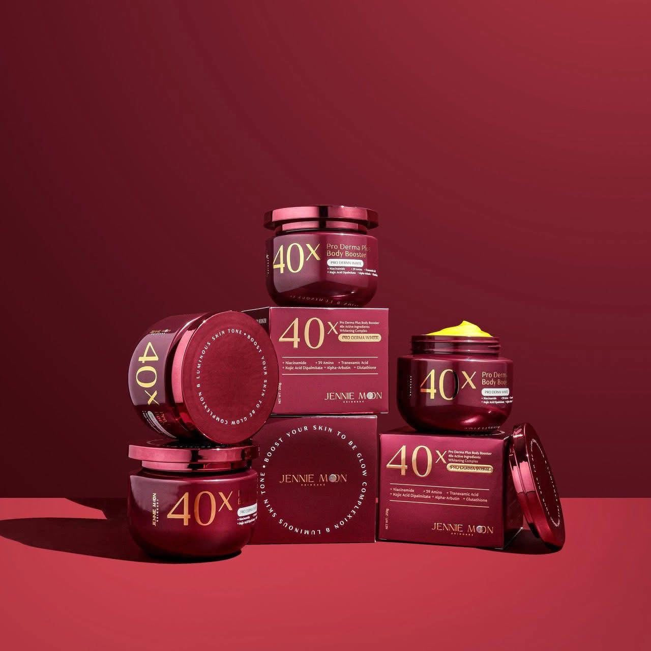 Jennie Moon - 40X Pro Derma Plus Body Booster - 40X Active Ingredients Whitening Complex - Pro Derma White
250g