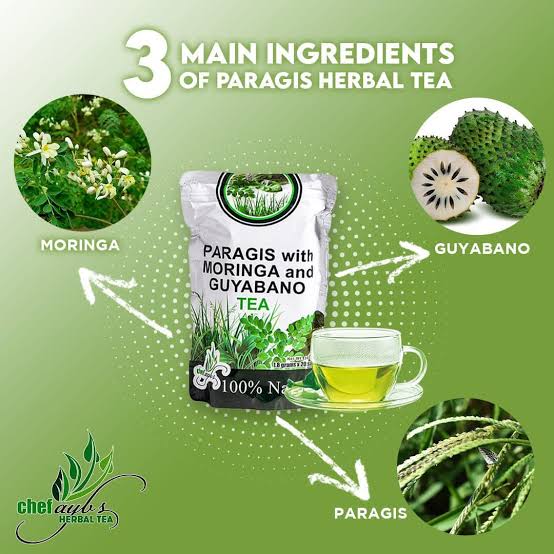 Chef Ayb’s Paragis Tea with Moringa and Guyabano 20 Tea Bags