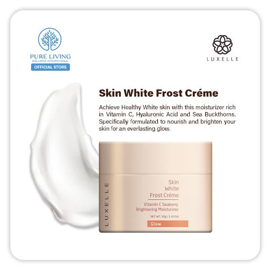 Luxelle Skin White Frost Créme (50g) + Luxelle Centella Sun Serum 10ml SPF 50+ PA++++ by Heart Evangelista