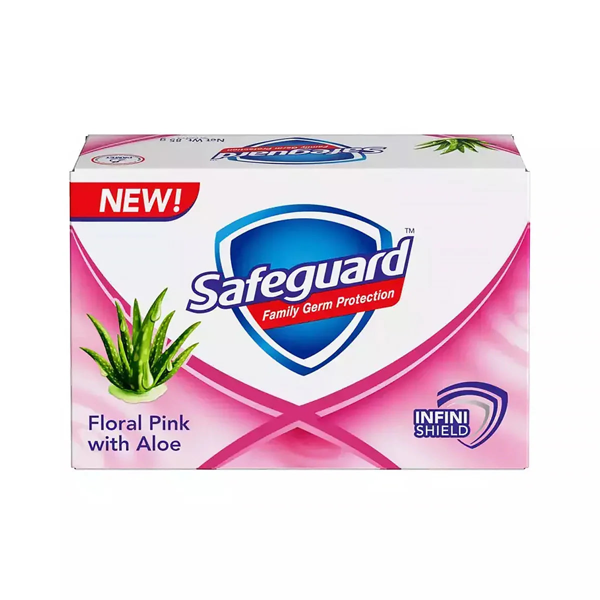Safeguard Family Germ Protection FLORAL PINK with Aloe Extracts 115g