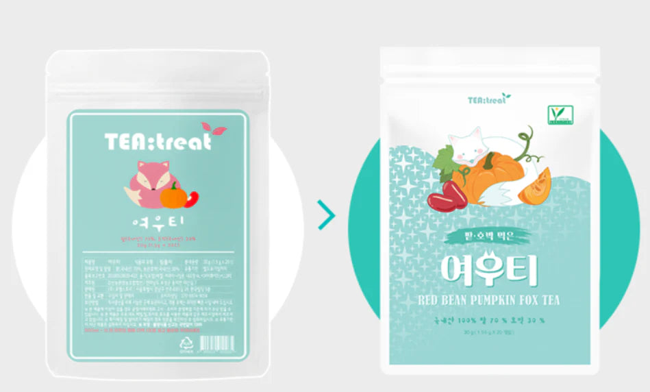 TEA TREAT RED BEAN PUMPKIN Fox Tea 22T 1.55gx20 bags - SALE‼️