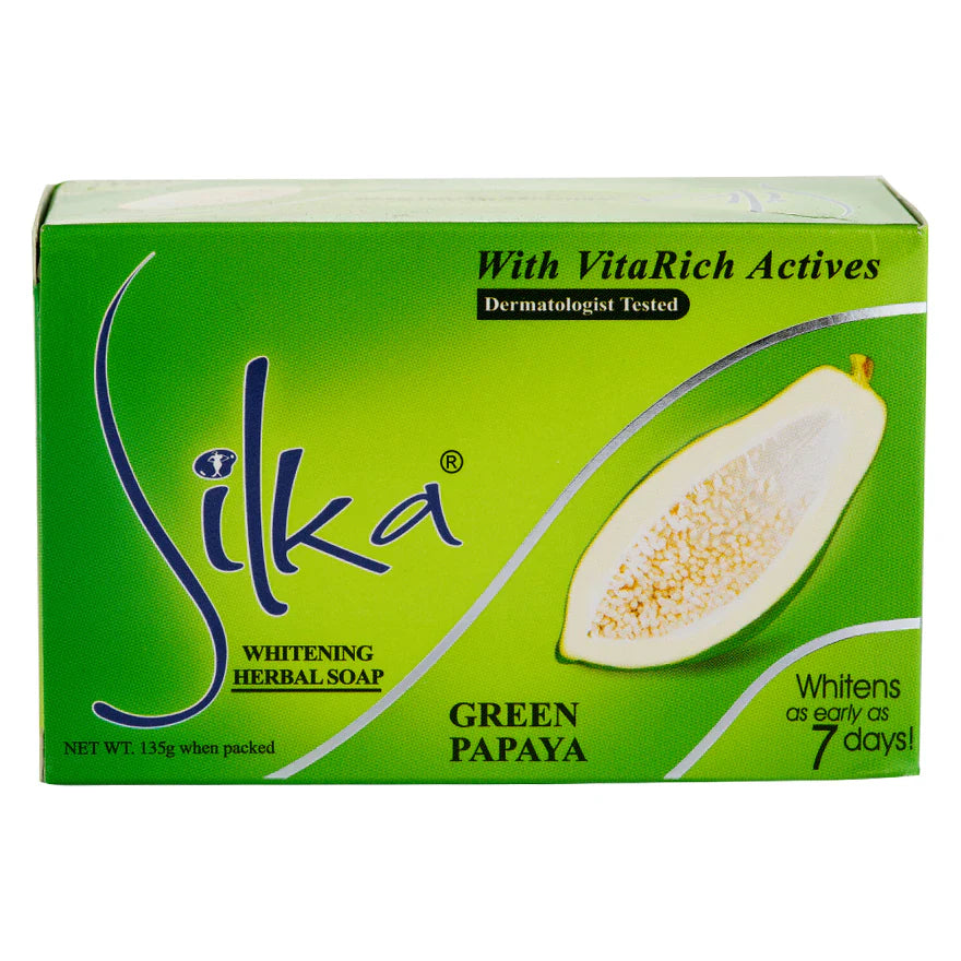 SILKA GREEN PAPAYA SOAP 135g