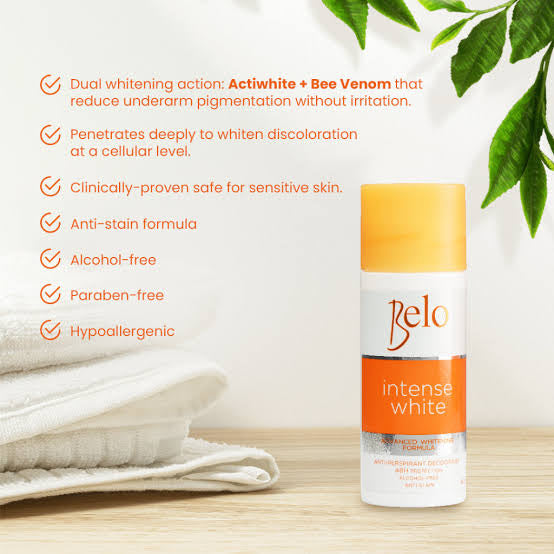 Belo Intense White Advance Whitening Deo Roll On 40mL