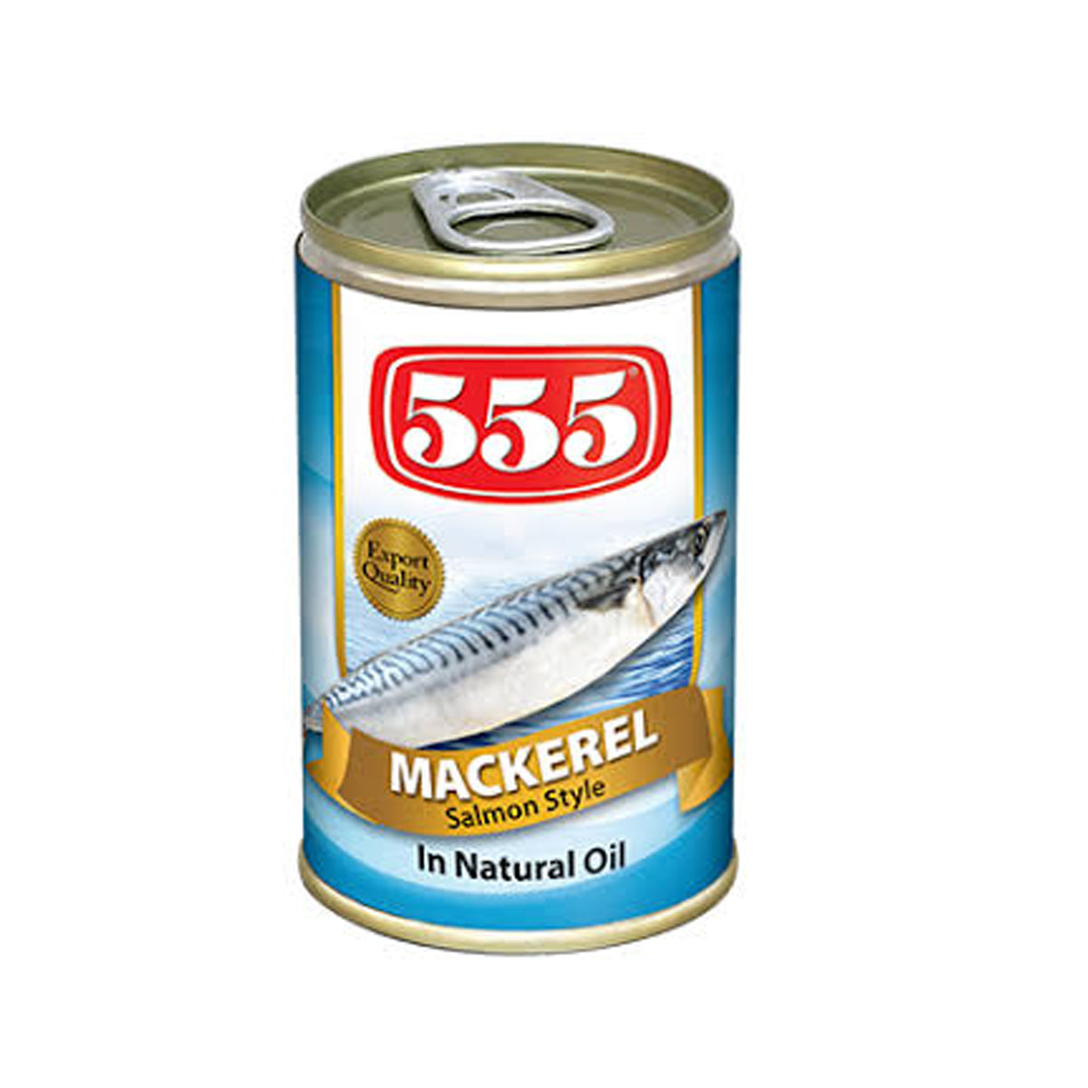 555 Mackerel in Natural Oil 155g