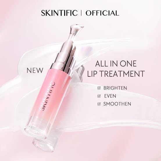 SKINTIFIC Peptide Brightening Lip Serum 6.5ml - PINK BERRY