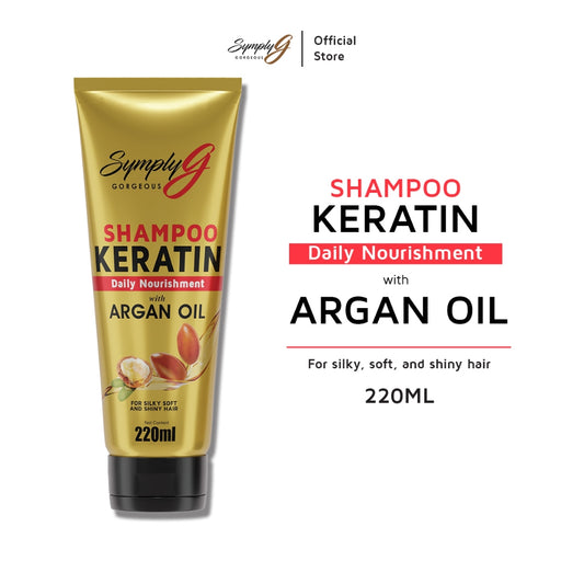 SYMPLY G SHAMPOO KERATIN Daily Nourishment with Argan Oil 220ml