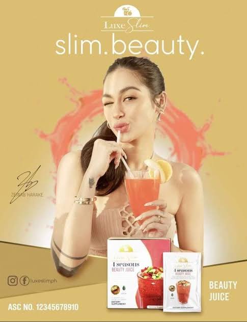 Luxe Slim 4 Seasons Slimming Beauty Juice POUCH - 21g x 8 Sachets