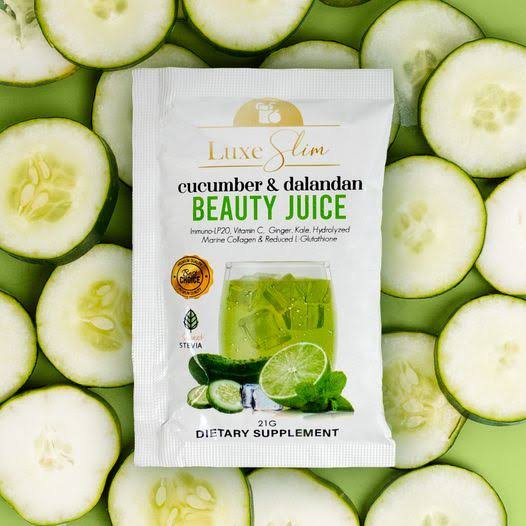 Luxe Slim Cucumber and Dalandan Pouch - 21g X 8 Sachets