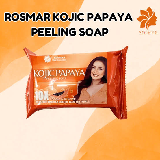 ROSMAR Kojic PAPAYA Peeling Soap 10x instant Peeling & Whitening - 150g