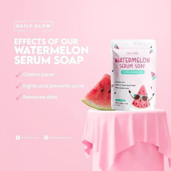 The Daily Glow Essentials Watermelon Serum Soap - 135g