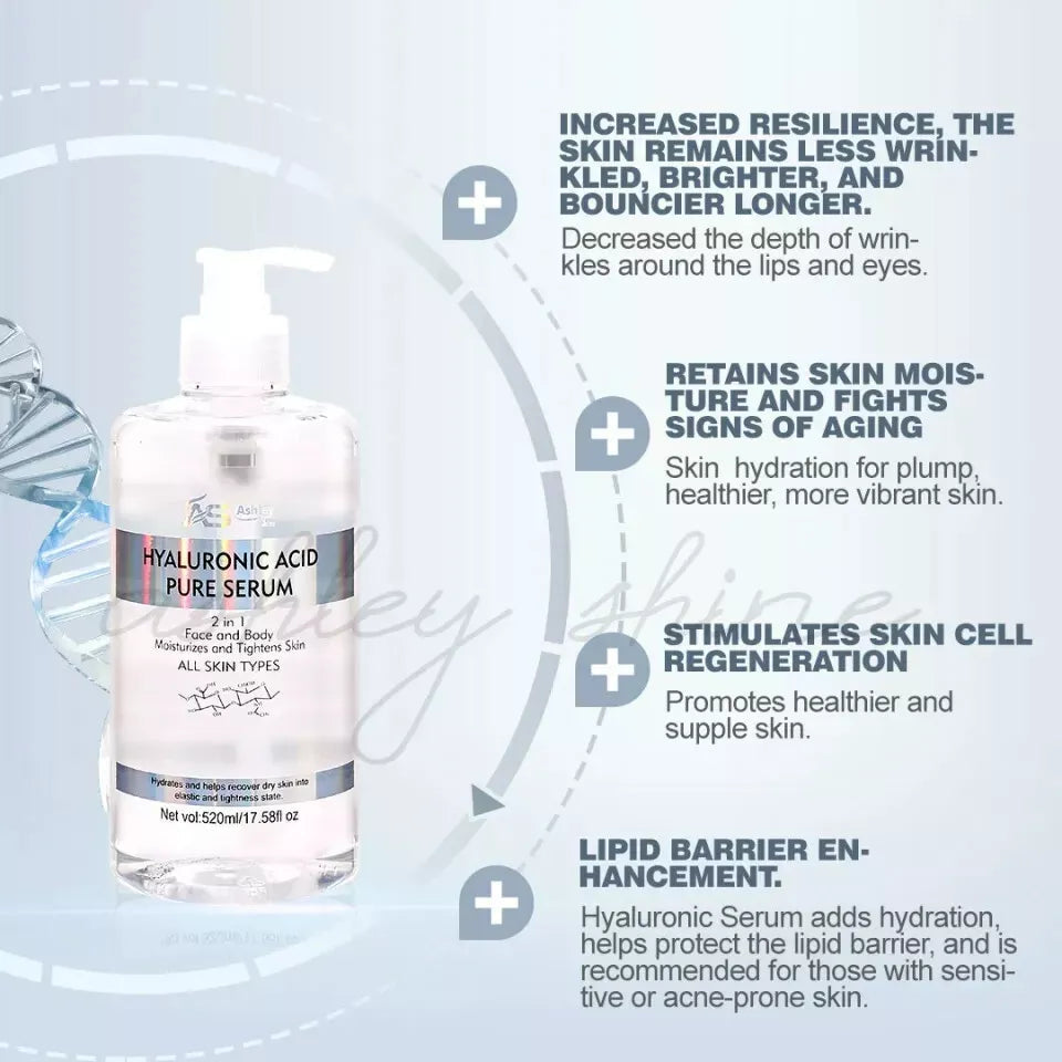 Ashley Shine Hyaluronic Acid Pure Serum 520ml