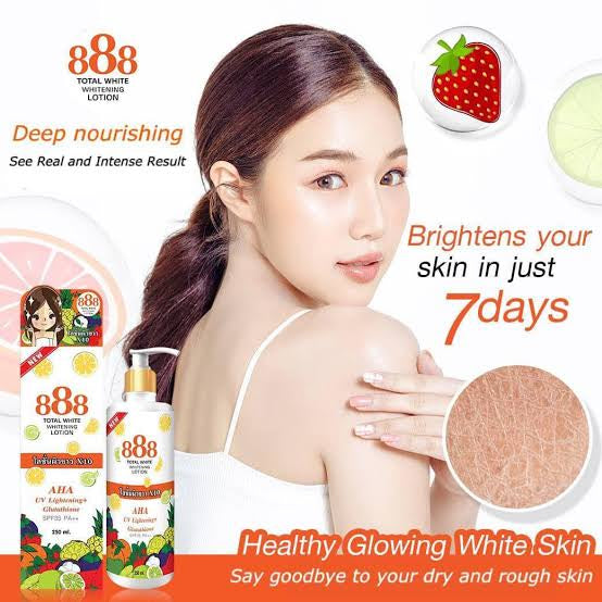 888 Total White Whitening Lotion - 250ml