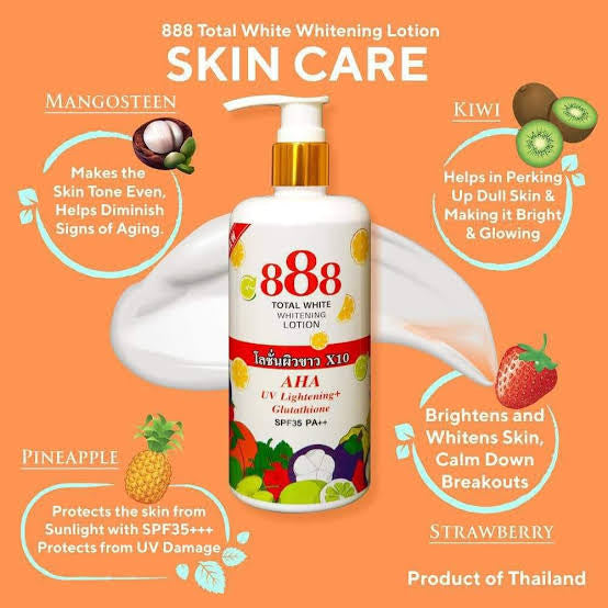 888 Total White Whitening Lotion - 250ml
