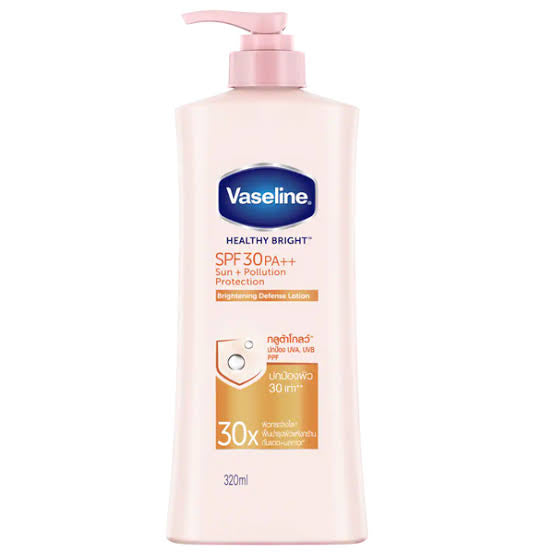 VASELINE Healthy Bright SPF30 PA+++ Sun+Pollution Protection 320 ML - SALE! April 2026 EXPIRY‼️