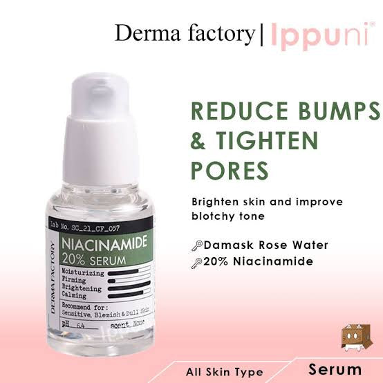 DERMA FACTORY Niacinamide 20% Serum 30ml