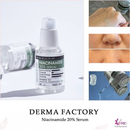 DERMA FACTORY Niacinamide 20% Serum 30ml