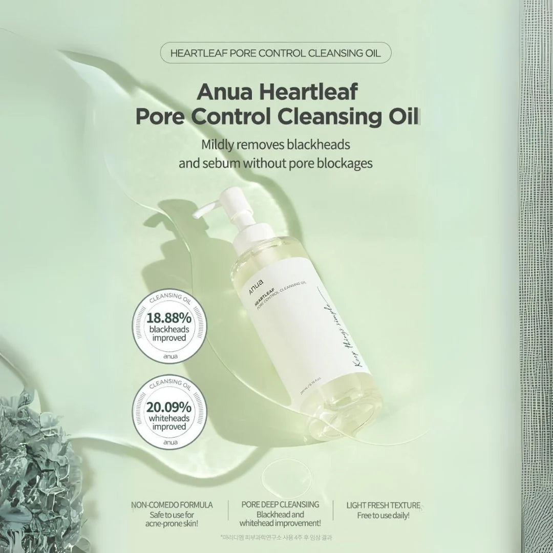 ANUA HeartLeaf Pore Control Cleansing Oil 200ml X 2