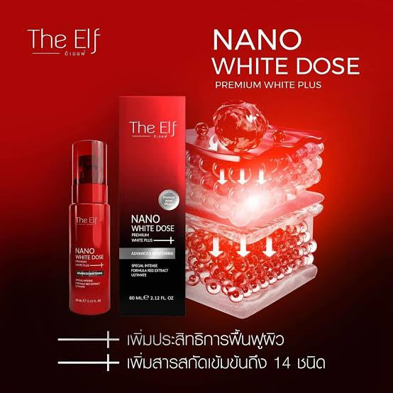 The Elf Nano White Dose Premium White Plus Advanced Whitening Body Serum 60ml (Red Elf)
