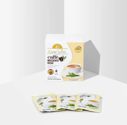 Luxe Slim Caffe Macchiato Decaf Pouch - 21g X 8 Sachets