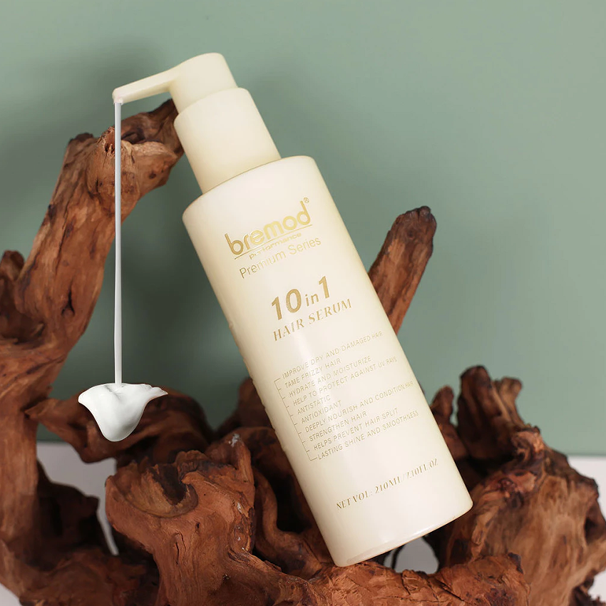 Bremod Premium Hair Serum 10-in-1 Hydrate Smooth Frizz Shiny Moisturizing Care Treatment