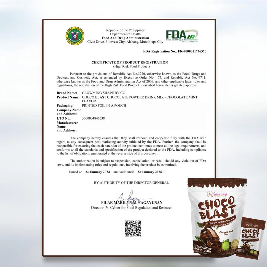 Premium CHOCO BLAST by Glowming Shape Detox - Cris Cosmetics (CC Glam)