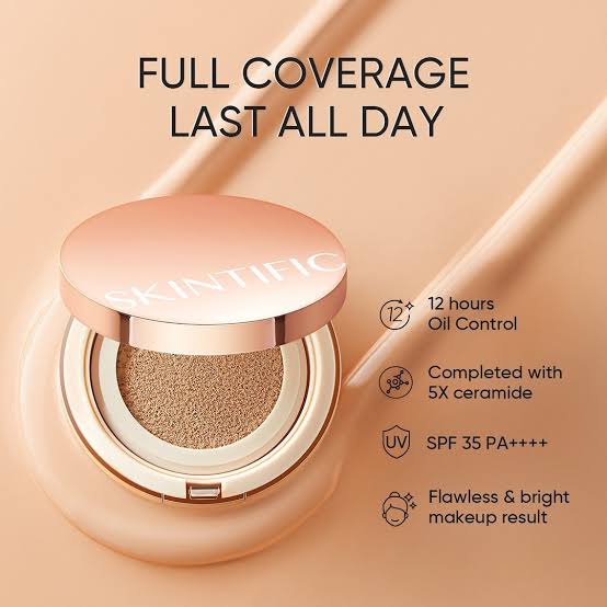 SKINTIFIC Cover All Perfect Cushion  - 01 VANILLA