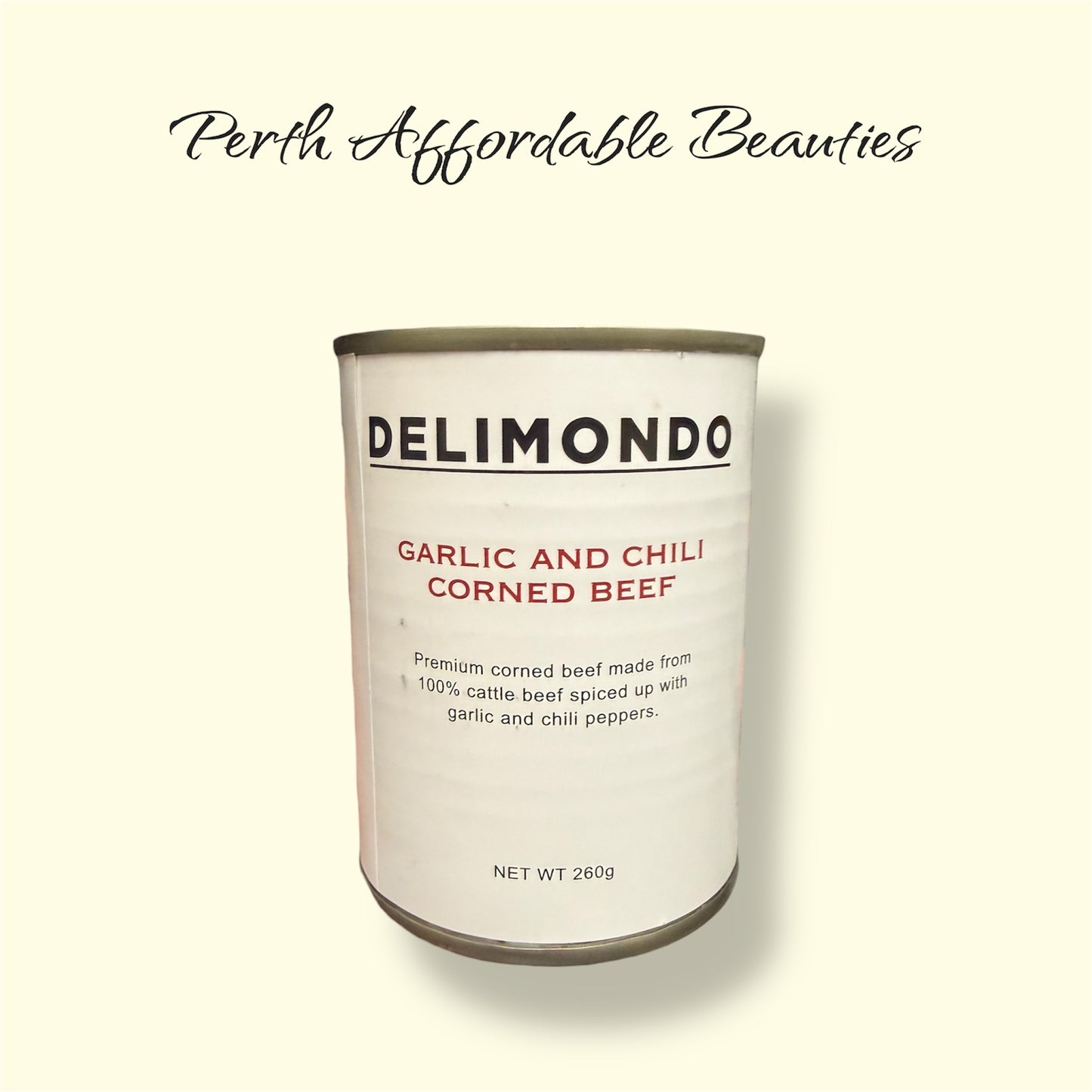 DELIMONDO Chili and Garlic Corned Beef 260g