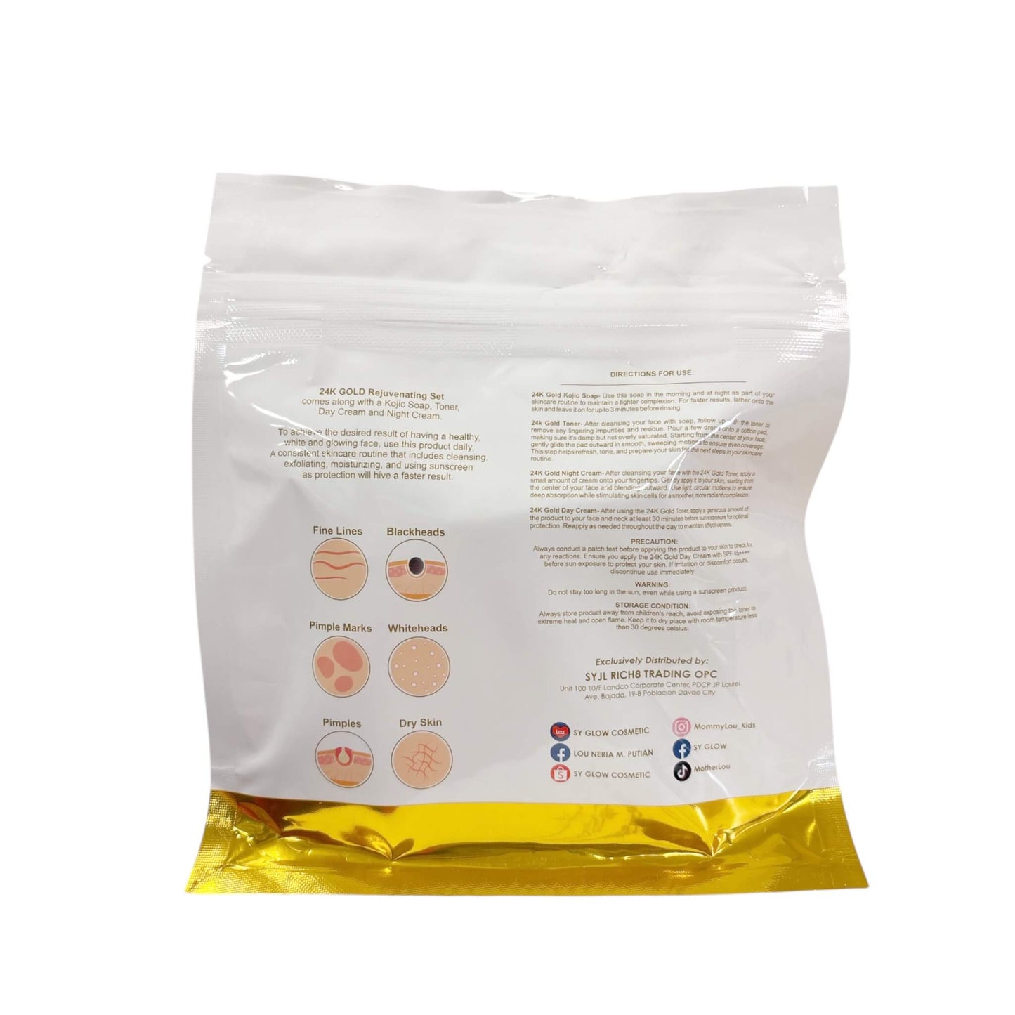 SY Glow 24K Gold Resorcinol Rejuvenating Set
