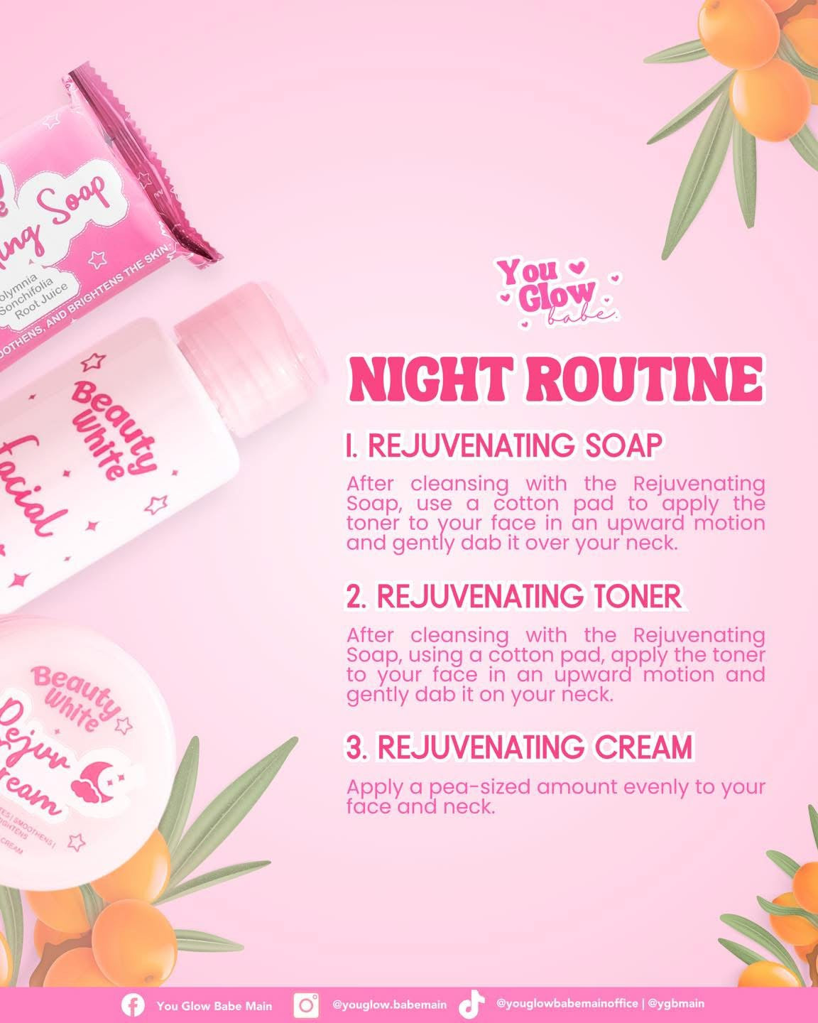 Beauty White Rejuv Set by You Glow Babe