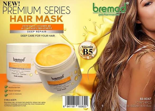 Bremod Performance Premium Series Intensive Vitamin B5 & Collagen Treatment Hair mask (500ml)