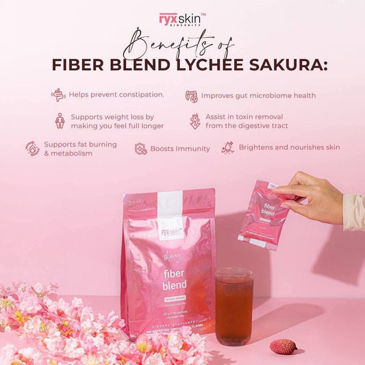 Ryx Skin Sincerity 🌸 The NEW Fiber Blend+ in SAKURA LYCHEE 20gx10