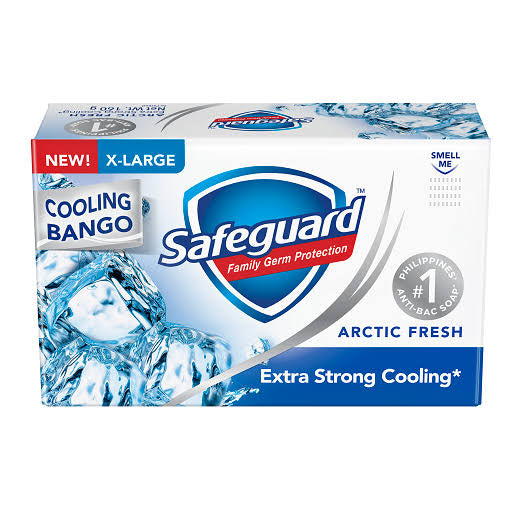 Safeguard Family Germ Protection Cooling Bango Arctic Fresh 160g X-Large