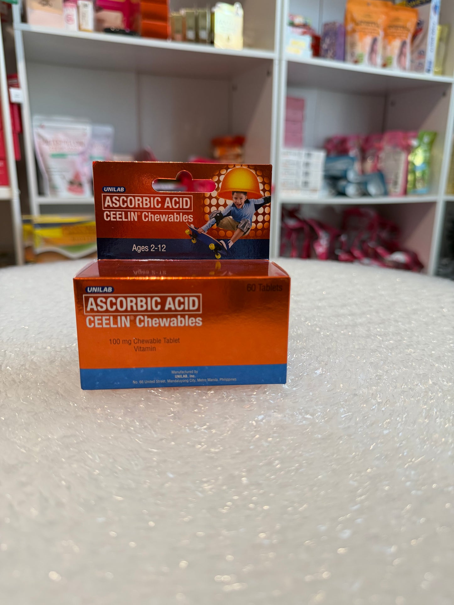 CEELIN
Ascorbic Acid 100mg Tablets x 60 Chewable Tablets/Pack
