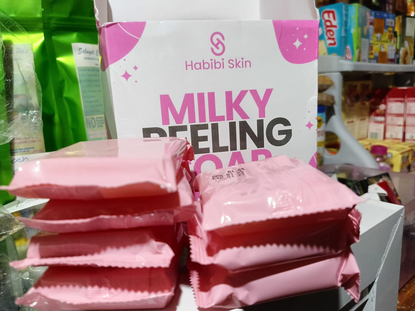 Habibi Milky Peeling Soap 50g (SOLD PER PIECE) - NO BOX