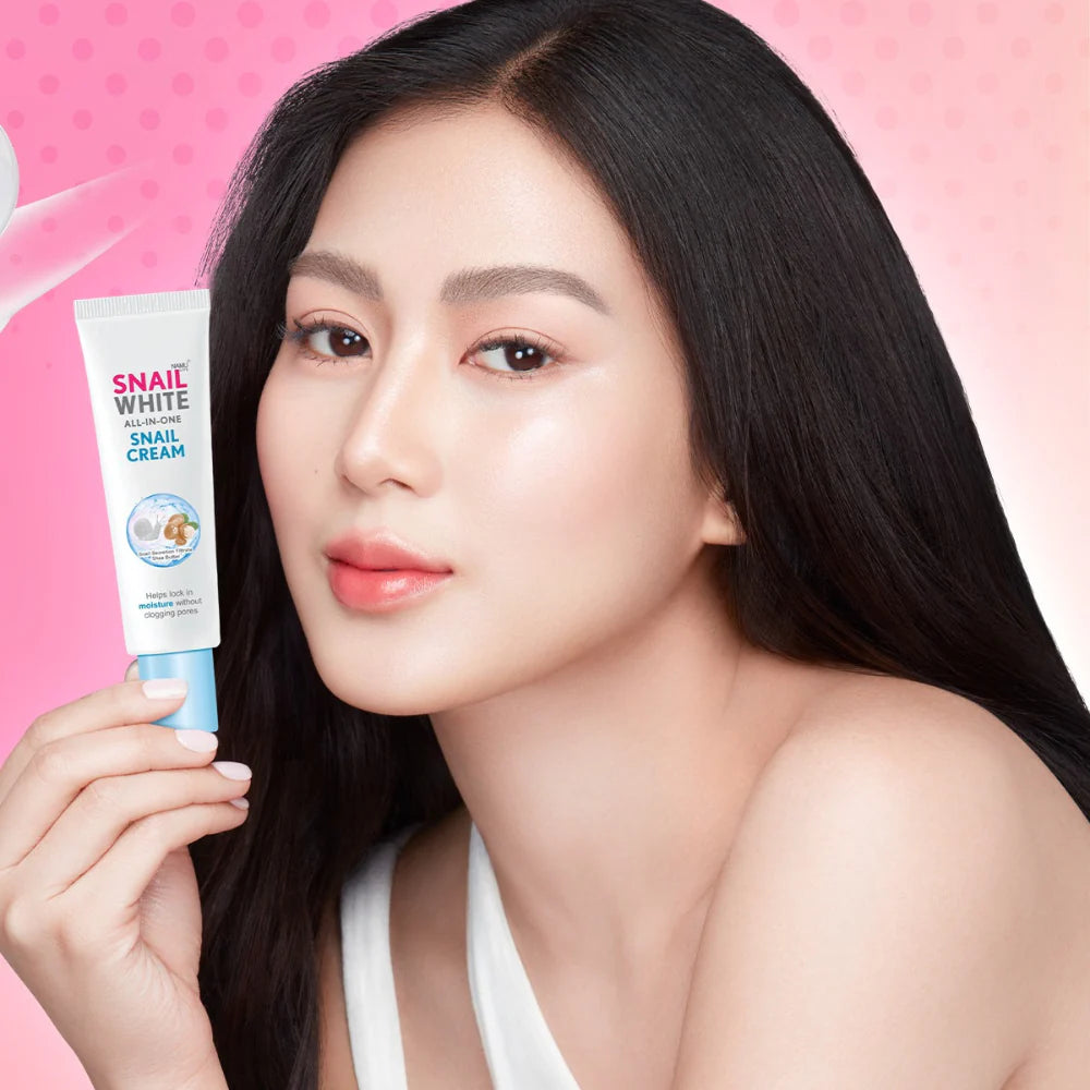 NAMU SNAILWHITE ALL-IN-ONE SNAIL CREAM 30ML - SNAIL MUCIN + Squalane