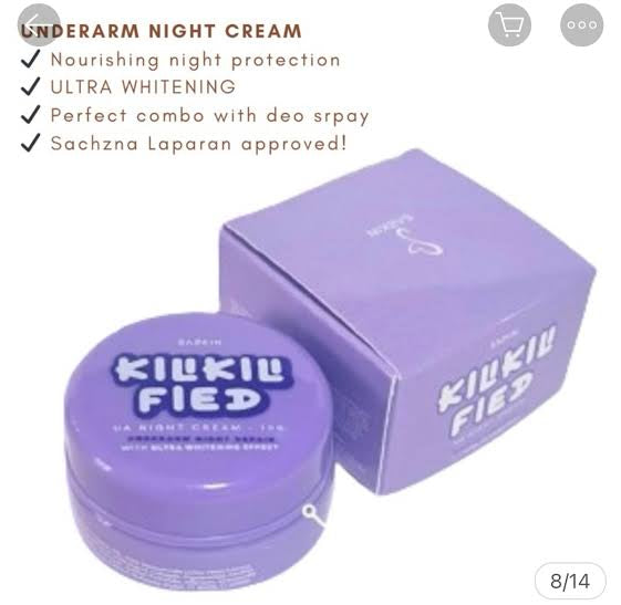 SASKIN KiliKiliFied Underarm Night Cream 10g