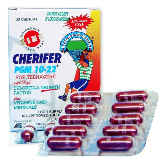 Cherifer PGM - 10-22 + Zinc - (30 Capsules box)