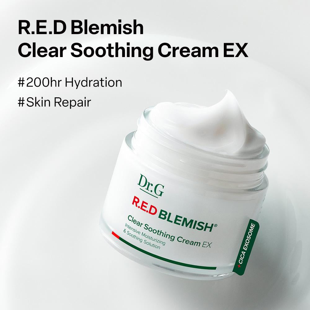 Dr.G Red Blemish Clear Soothing Cream EX Intensive Moisturizing & Soothing Solution 30ML