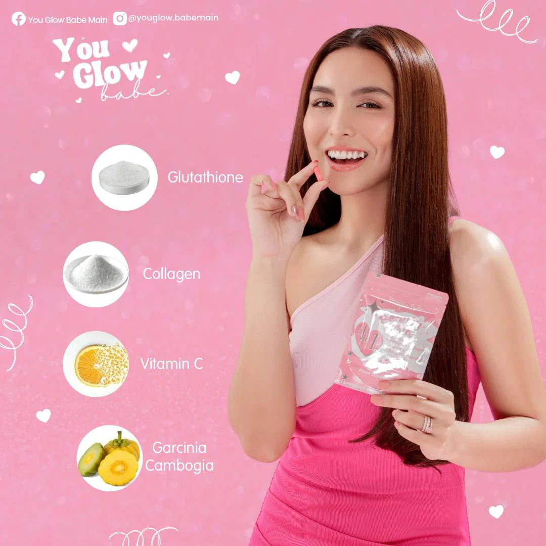 Beauty White Capsule By You Glow Babe 4 in 1 Intense Whitening Caps