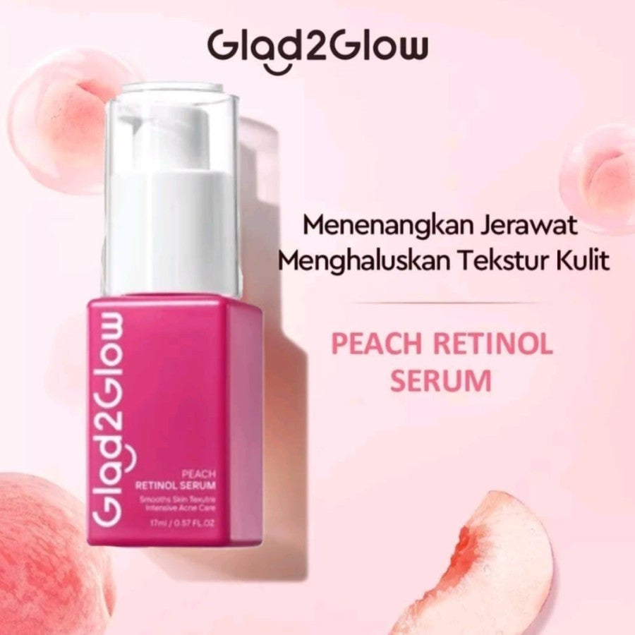 GLAD2GLOW Peach Retinol Serum 17ml