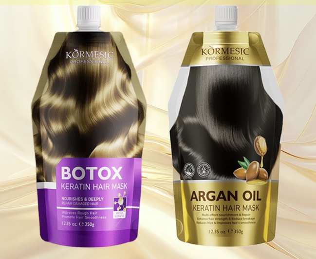 Kormesic Argan Oil Botox and Keratin Hair Mask Set 350g