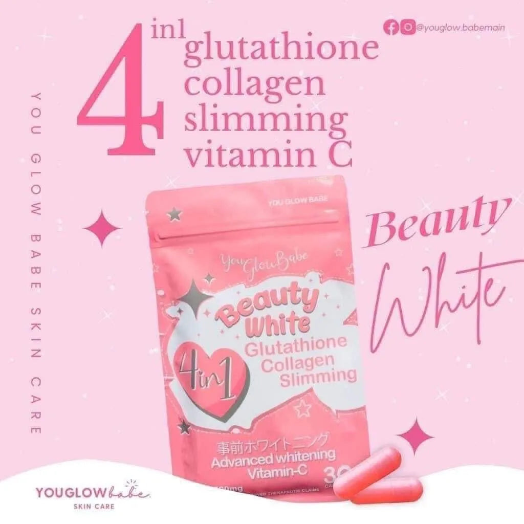 Beauty White Capsule By You Glow Babe 4 in 1 Intense Whitening Caps