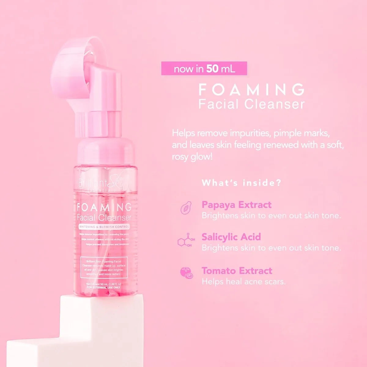 Brilliant Skin Foaming Facial Cleanser