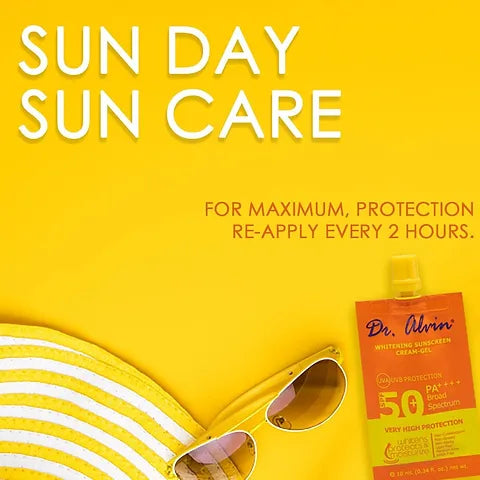 Dr Alvin Whitening Sunscreen Cream-Gel Spf50 - 50g