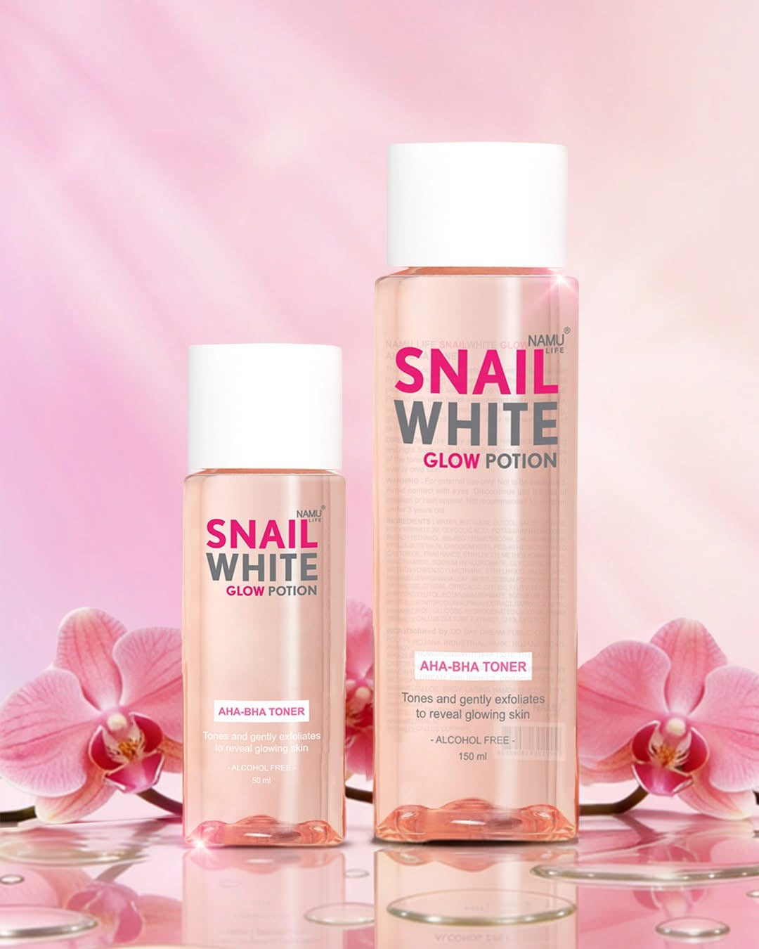 Namu Snail White Glow Potion AHA-BHA Toner 150ml